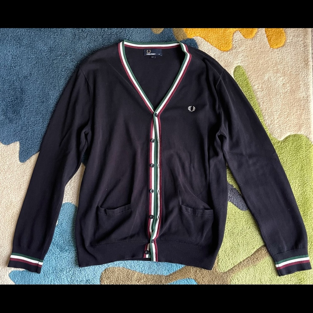 Fred Perry (Blue) Cardigan (used)